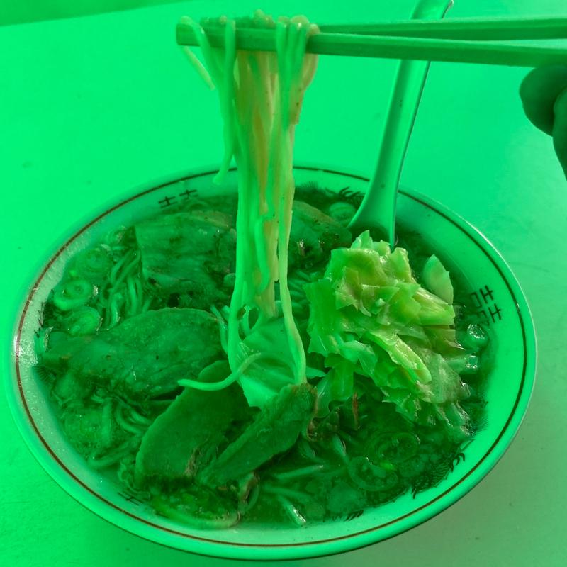 ラーメン大盛+チャーシュー(くるま屋台GT)