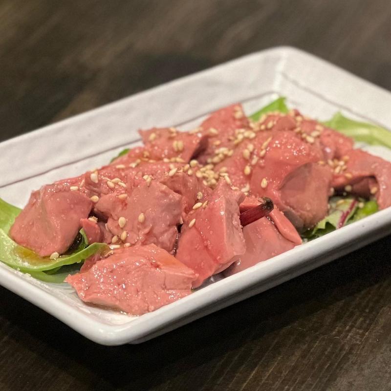 鶏レバー(東京羊煮料理 元祖紙やきホルモサ 本店)