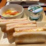 トーストサンドモーニング〜ハムタマゴ〜