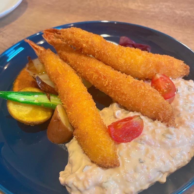 エビフライと柴漬けのタルタルソース(チョッカーナ（ｃｈｏｃａｎａ）)