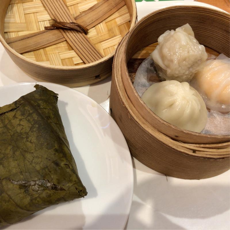 ちまきと点心3品(SARIO 聘珍茶寮 横浜ワールドポーターズ店)