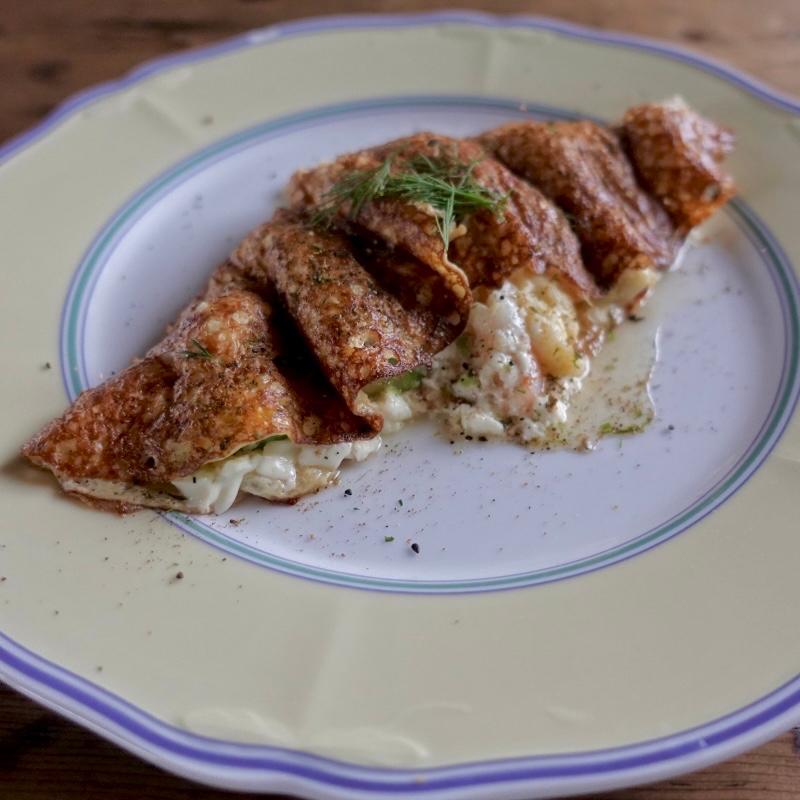 エビとアボカドのふんわり山芋焼き(sundaysfood)