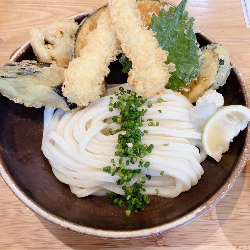 野菜天ぶっかけ(麦衛門)