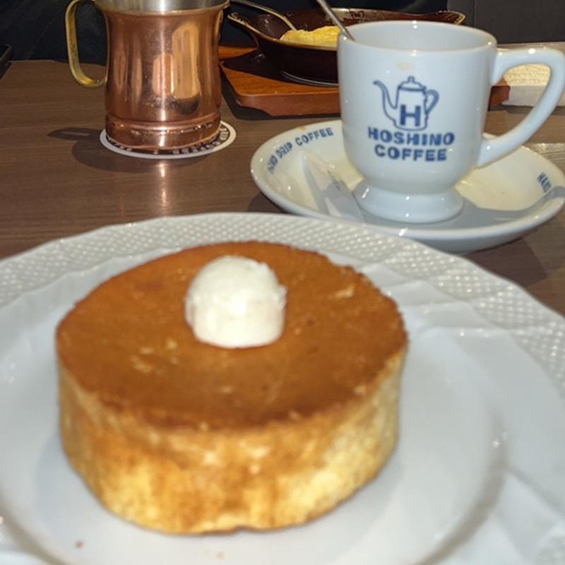 名物スフレパンケーキ(星乃珈琲店 コトチカ四条駅前店)