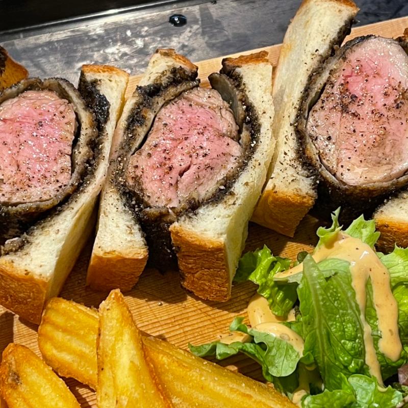 ヒレカツサンド(ベクタービア 錦糸町PARCO店)