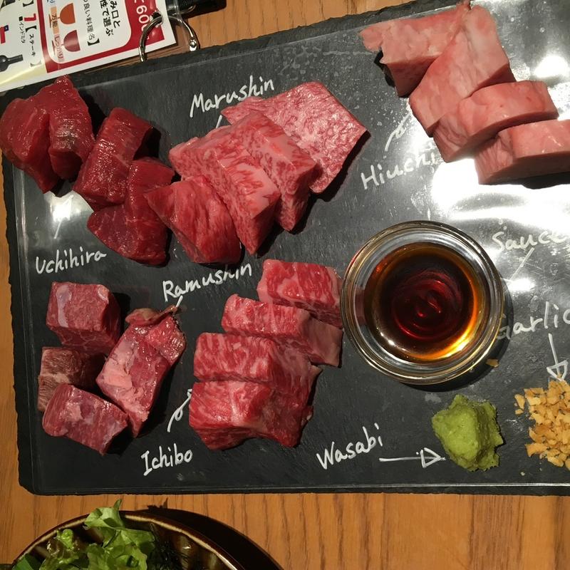 ステーキグリル5種盛り(山科肉酒場 ミートハンマーグリル（Meat Hammer Grill）)