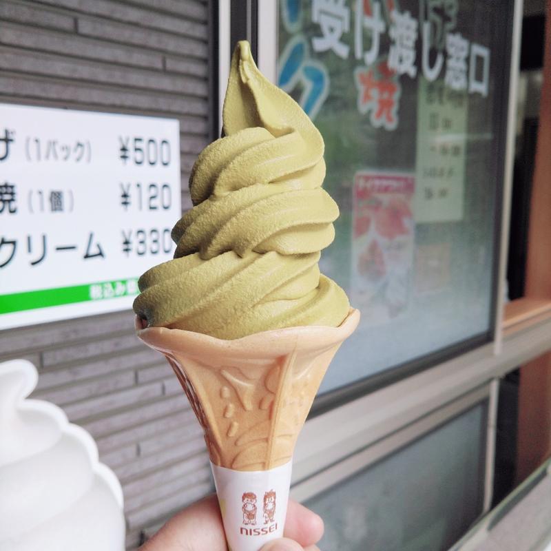 抹茶ソフトクリーム(食事処 こご磯)