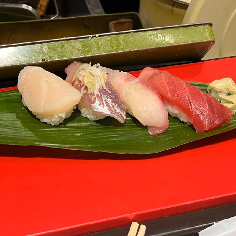 おまかせ5貫にぎり(又こい家 羽田空港第1ターミナル)