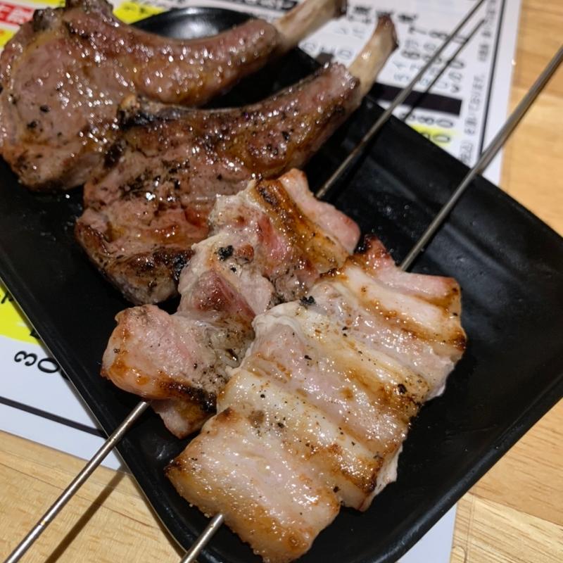 ラムチョップ(スパ串酒場 うまいける)