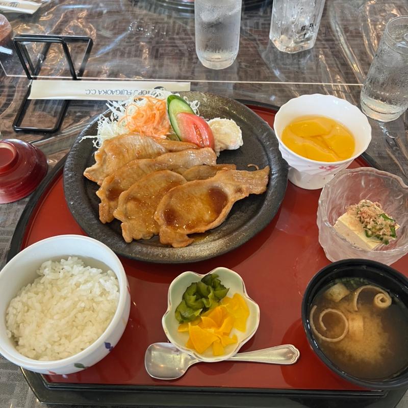 栃木県産豚ロース生姜焼き(東武藤が丘カントリー倶楽部レストラン )