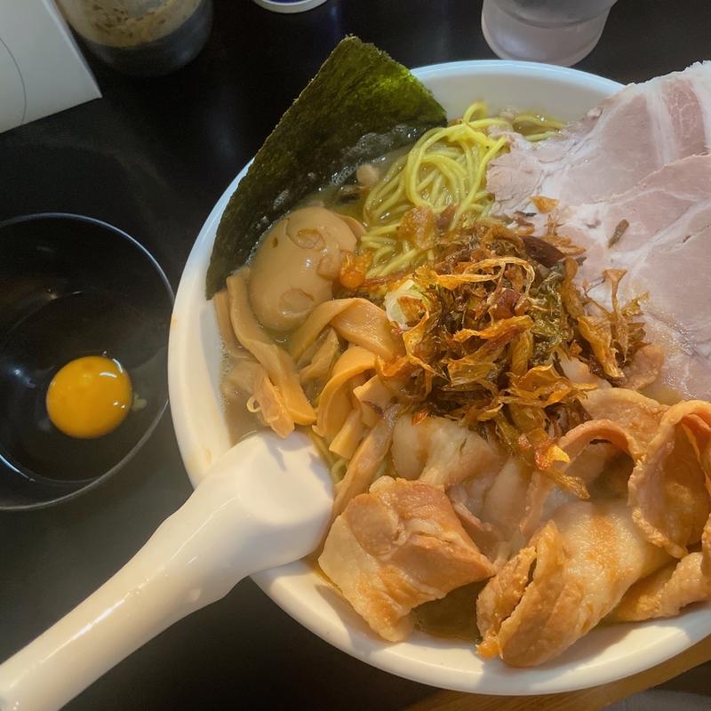 平目浅利タラ白子10kgの100SP大盛り、つけ玉(一条流がんこ総本家分家荒木町)