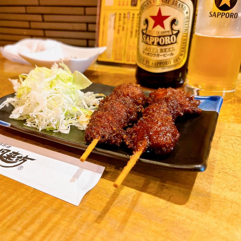 チキン味噌串カツ(2本)(風来坊 名駅新幹線口店 )