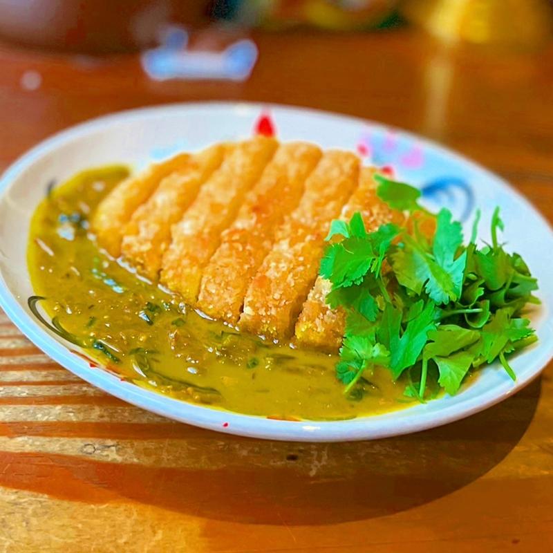 南インド調カツカレー(アジアン屋台ウータン食堂)