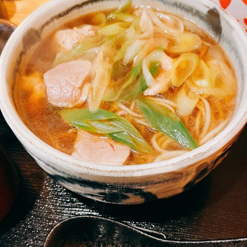 鴨南蛮蕎麦(手打ち蕎麦サラセン人の麦)