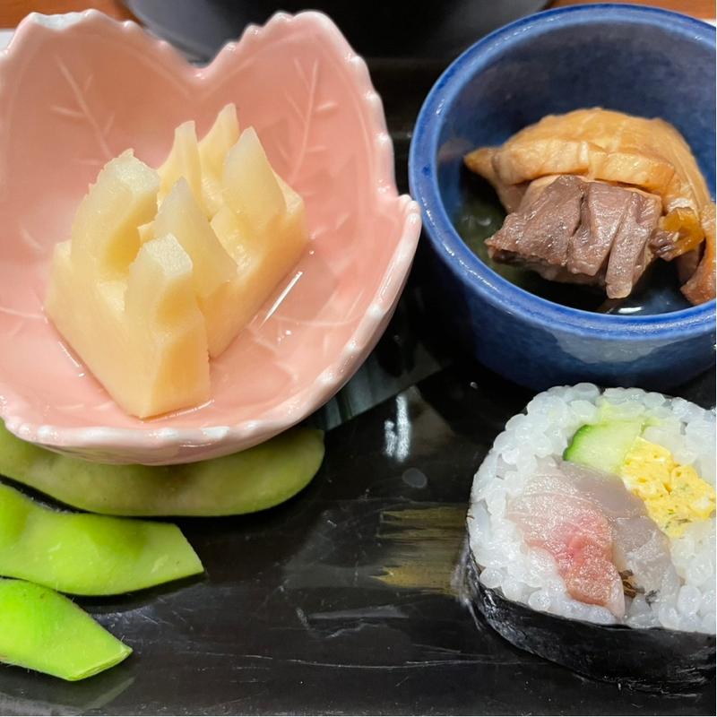 お通し(美食酒家海鮮和牛居酒屋錦蔵)