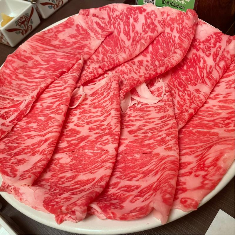 追加肉（国産牛ロース肉）(木曽路 用賀店)