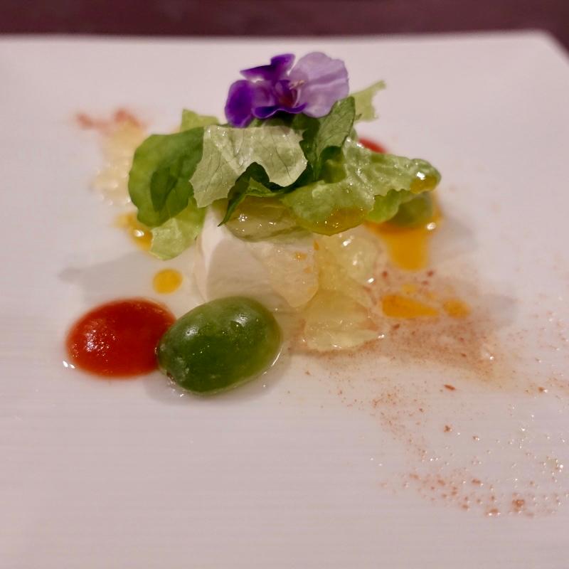 八ケ岳産トマトのデグリネゾン(1000Mのおもてなし 八ヶ岳ホテル風か)