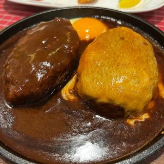 ダブルハンバーグ(洋食キムラ・キュービックプラザ新横浜店)
