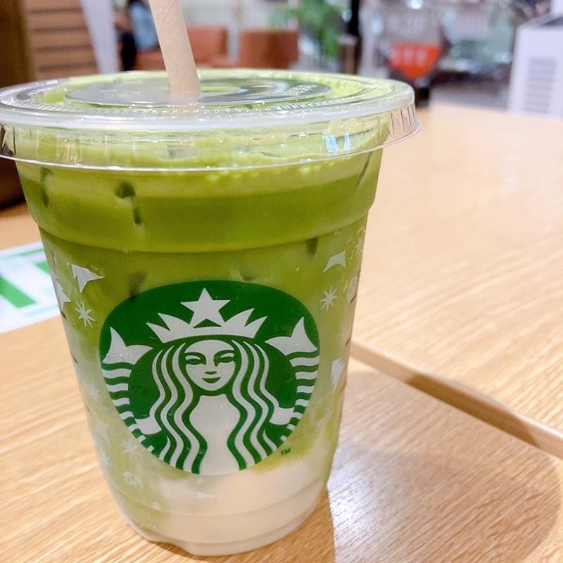 ダブル抹茶ティーラテ(スターバックス コーヒー 広島 蔦屋書店)