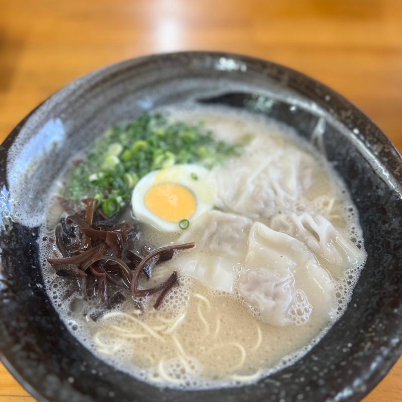 ワンタンメン(久留米ラーメン丸八 朝倉店)