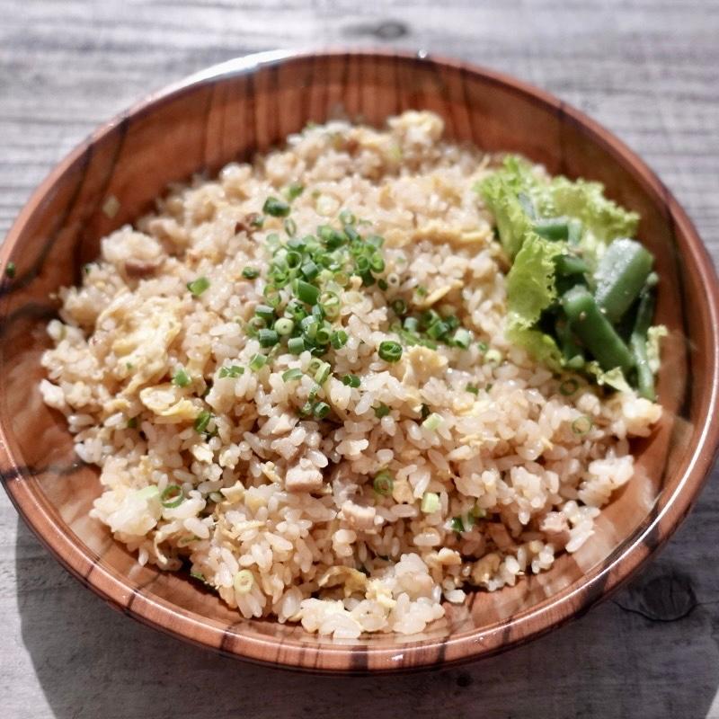 高原玉子とチャーシューの炒飯(山水樓 龍淵)