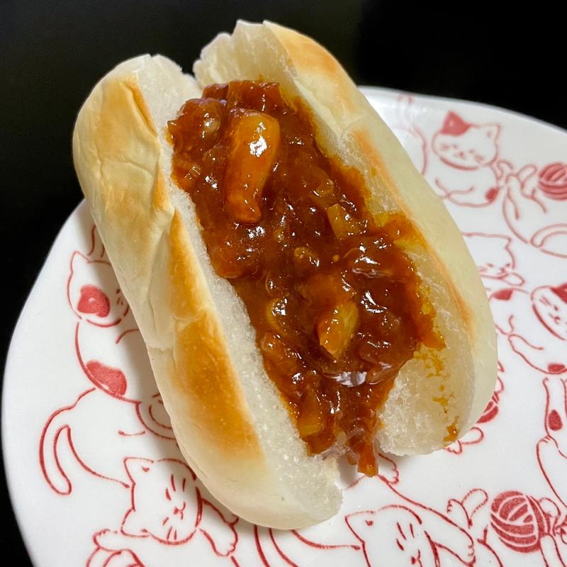 エビチリ餡サンド(オーケー 八千代緑が丘店)