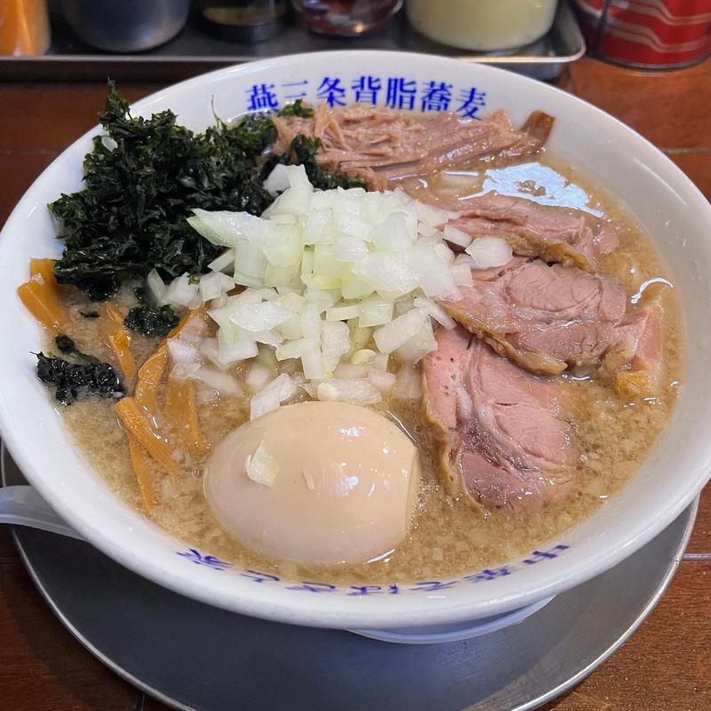 特製背脂煮干しそば(中華そば ぎと家)