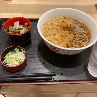 たぬき蕎麦 山菜トッピング(いろり庵きらく 川崎店)