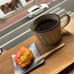 和菓子とコーヒーセット