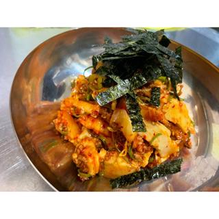 本日のおすすめ　胡麻豆腐キムチ(おうちごはん わりかん)