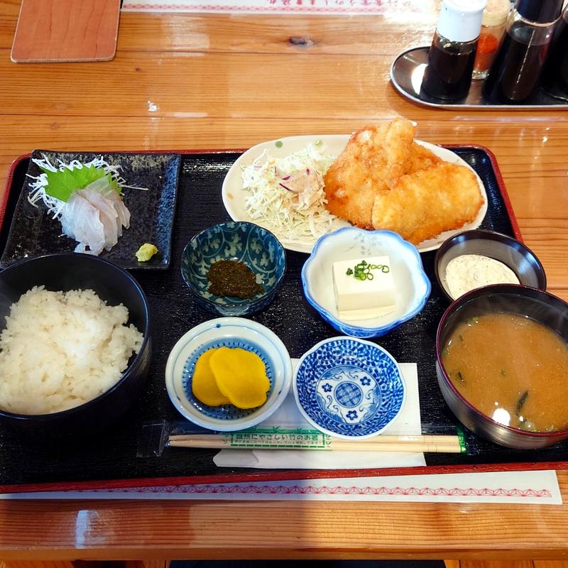 鱧フライ定食(漁師食堂うのしま豊築丸)