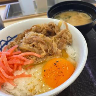 たまごかけごはん朝定食(松屋 浜寺店)