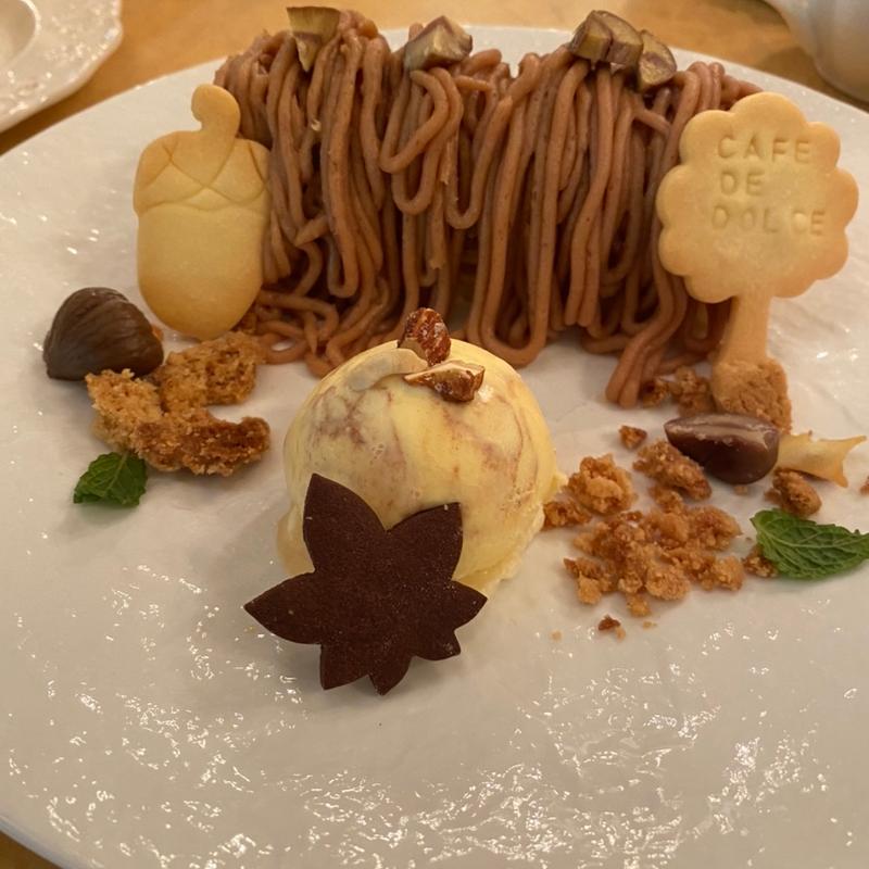森のモンブラン(カフェ・ド・ドルチェ )