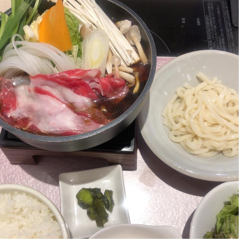 霧峰牛すき焼き定食(しゃぶしゃぶ·すきやき 美山 二俣川店)