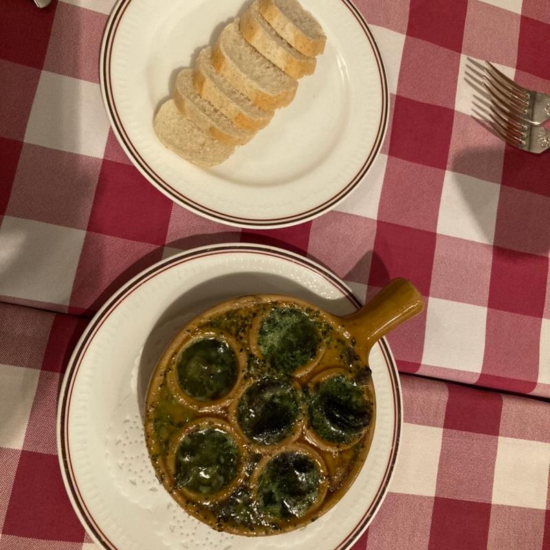 フランス風エスカルゴの香草バター焼き(上高地帝国ホテル レストラン)