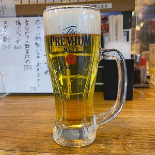 神泡のザ・プレミアムモルツ(太陽ホエール 野毛本店)