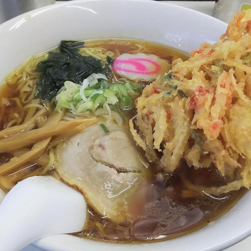 天ぷらラーメン(東武らーめん)
