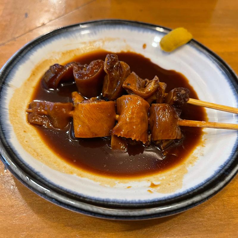 どてスジ串(大衆酒場 ホームベース ぴおシティ桜木町店)