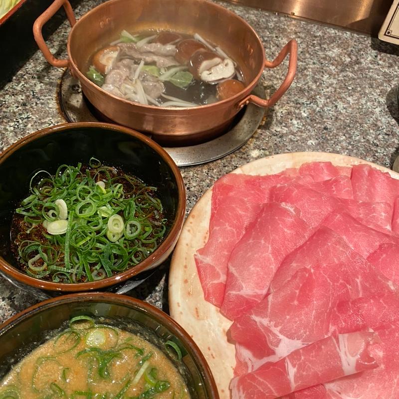 豚ダブル(しゃぶ亭 心斎橋店)