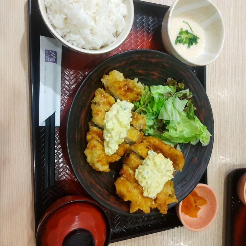 チキン南蛮定食 ライス大盛り(大戸屋 函館漁火通り店)