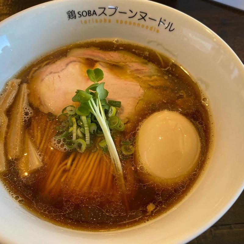 煮干し醤油ば(鶏SOBAスプーンヌードル)