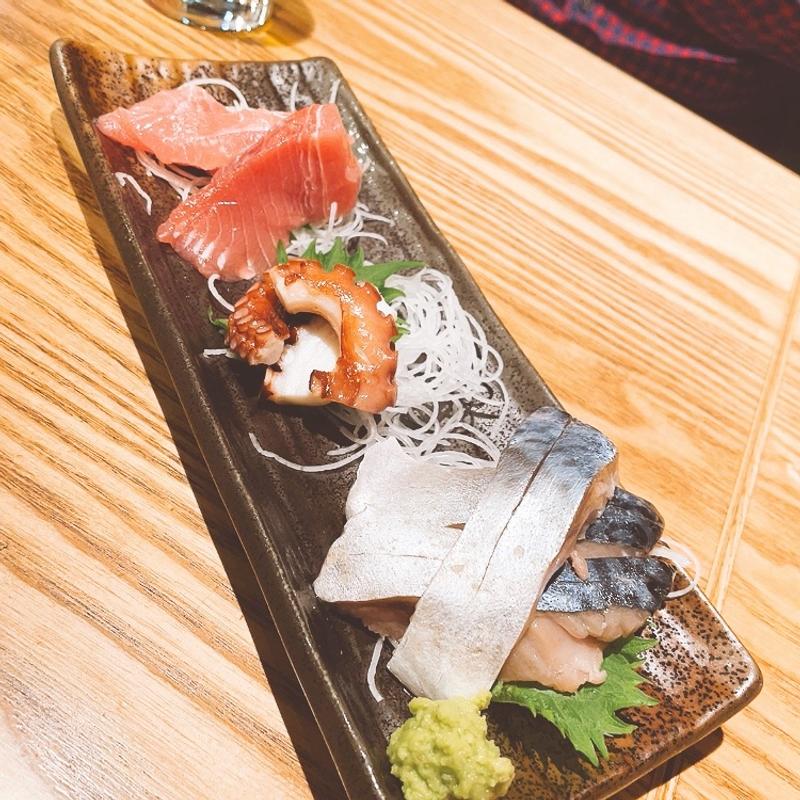 お刺身盛り合わせ(一夜干しと海鮮丼 できたて屋 時計台店)