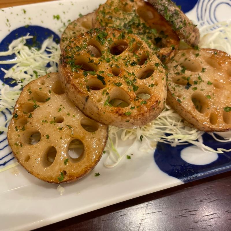 佐賀蓮根焼き(広島お好み焼き鉄板焼き泰平)
