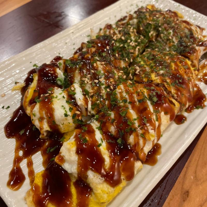 とん平焼き(広島お好み焼き鉄板焼き泰平)