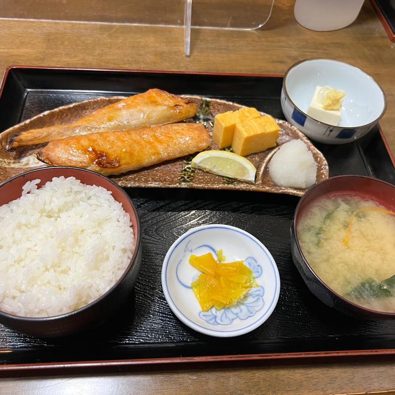 鮭はらす定食(お食事処うえ乃家)
