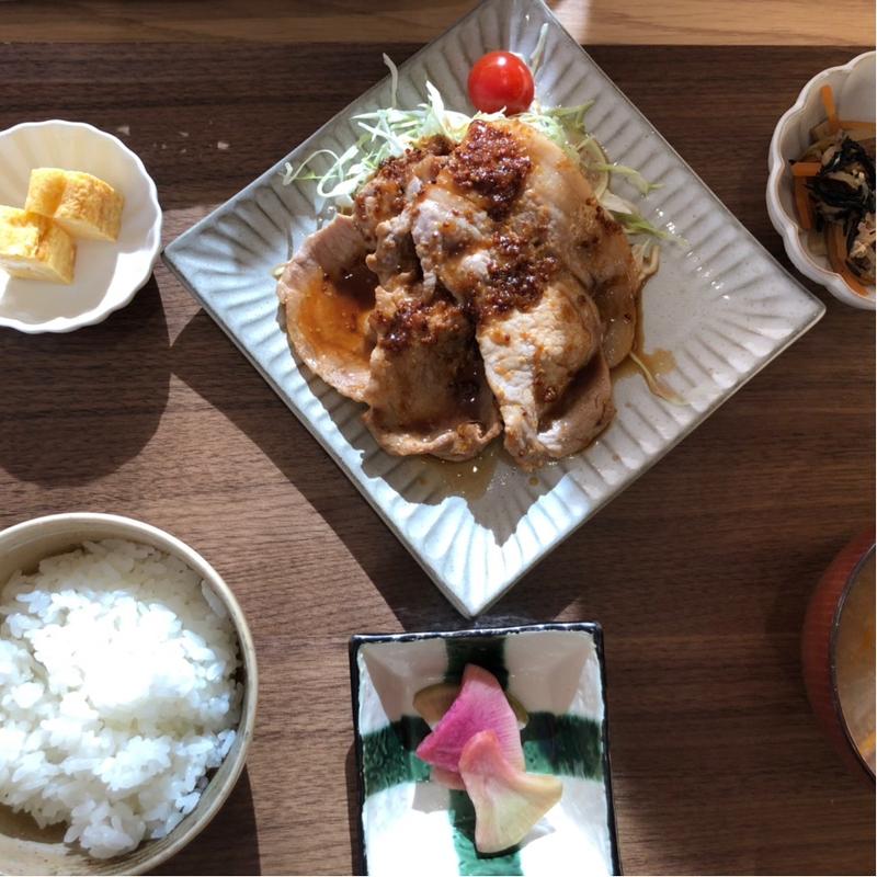 生姜焼き定食(大木ファーム Ohki Farm)