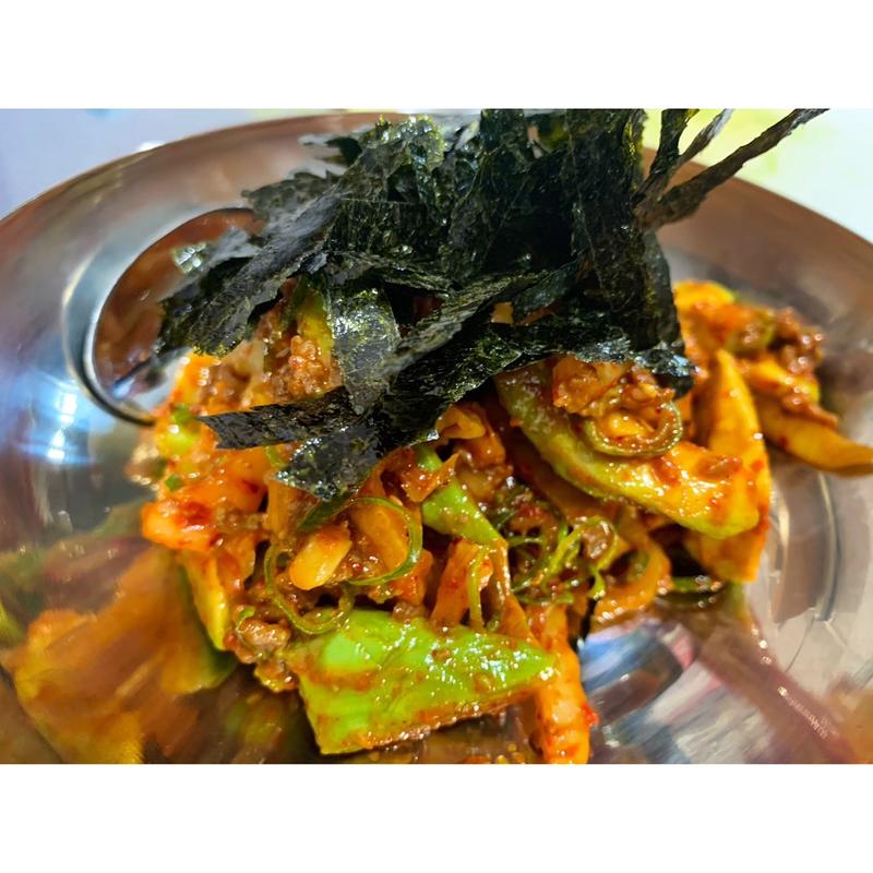 本日のおすすめ　アボカドキムチ(おうちごはんわりかん)