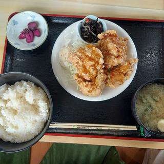 からあげ定食(うめこまち)