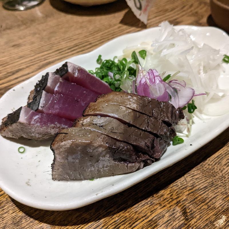 カツオの塩たたき(CRAZY×COENZY まんまじぃま)