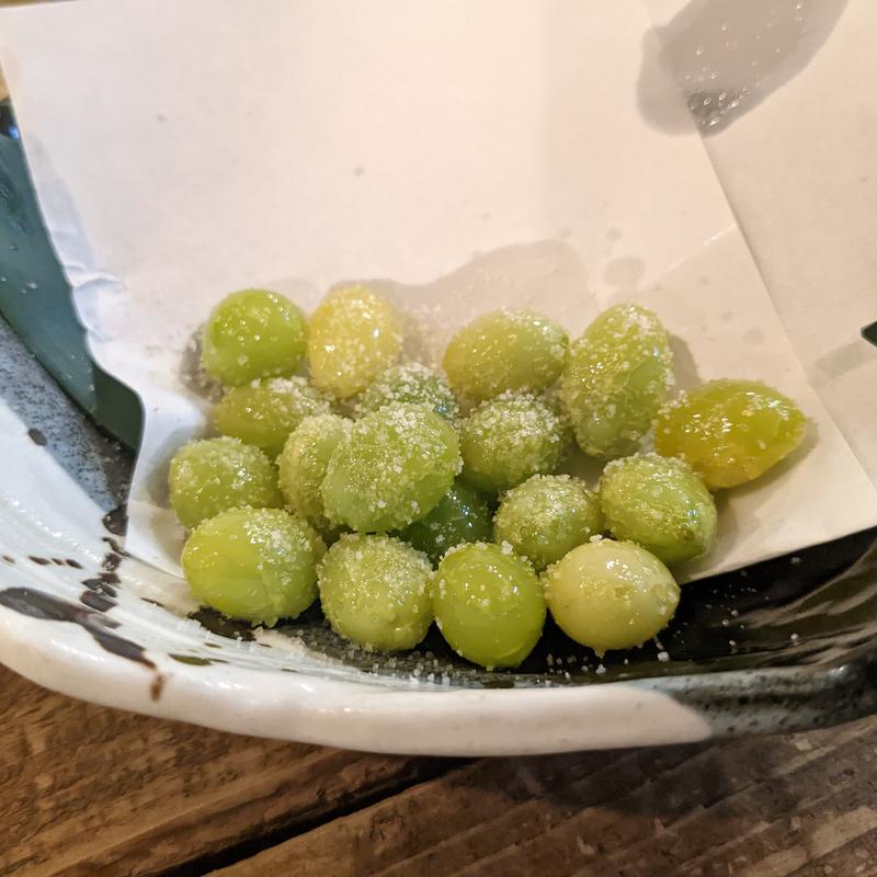 銀杏の素揚げ(左利き)